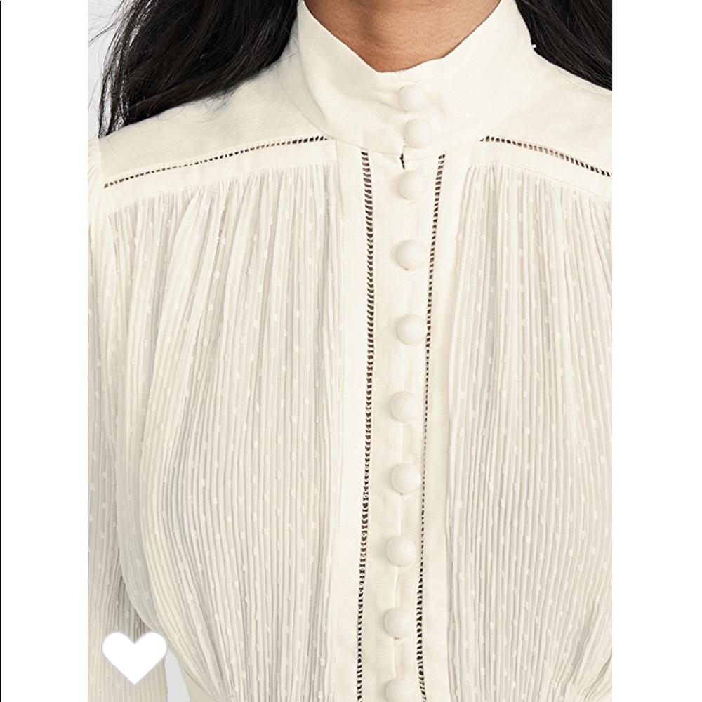 Zimmermann Espionage Plisse Mini Dress - Picture 5 of 7
